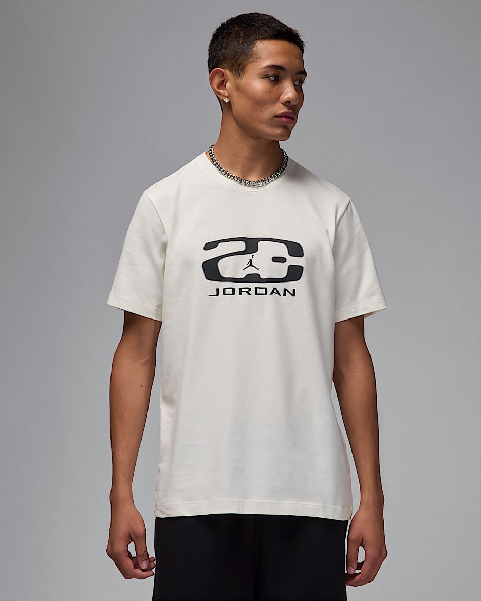 ★Nike★ Jordan Flight Essential T-Shirt M White Black HJ239 Jordan Flight Essentials Men's T-Shirt. Nike ID
